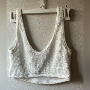 White Reformation skirt and tank top set. Size XS. Worn once. In great condition